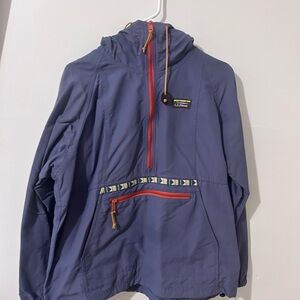 L.L. Bean Purple Windbreaker with Red accents
